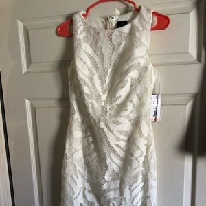 White lace dress